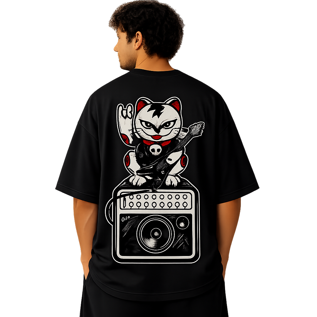 Electric Neko oversized T-shirt